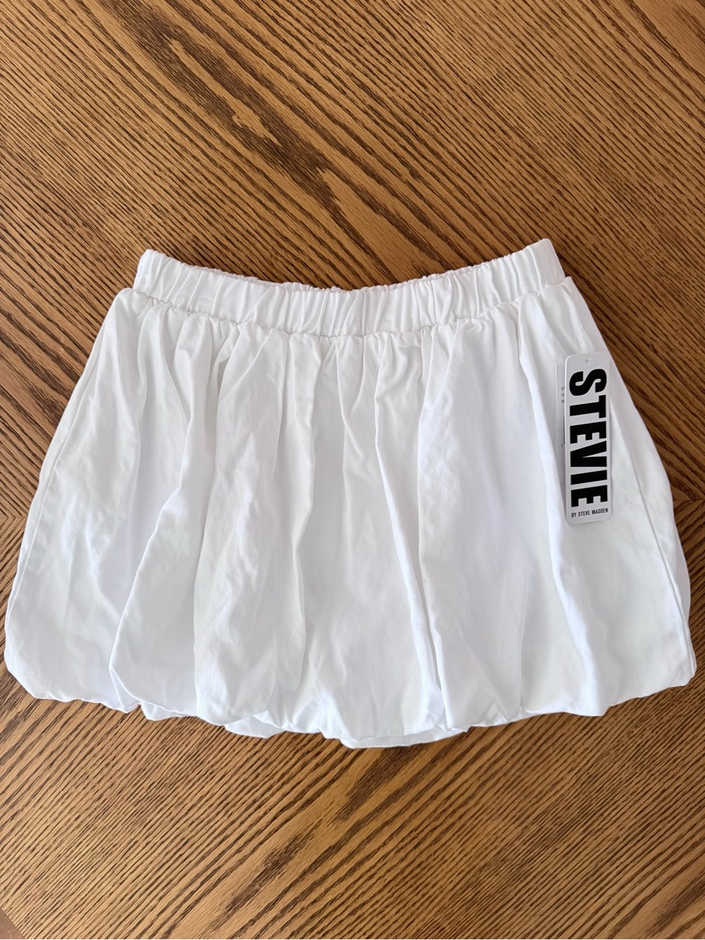 STEVIE by Steve Madden Bubble Skirt - White - Picture 6 of 6